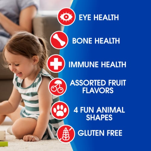 Kroger® Children's Chewables Complete Multivitamin Tablets Perspective: back