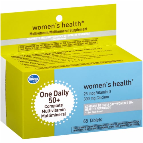 Kroger® Women's 50+ Multivitamin One Daily Tablets Perspective: back