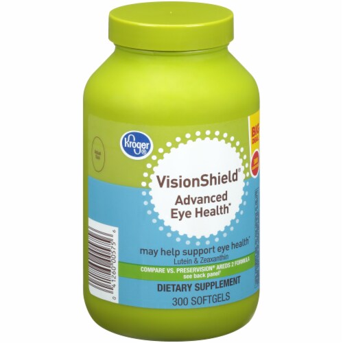 Kroger® VisionShield Advanced Eye Health Softgels Perspective: back