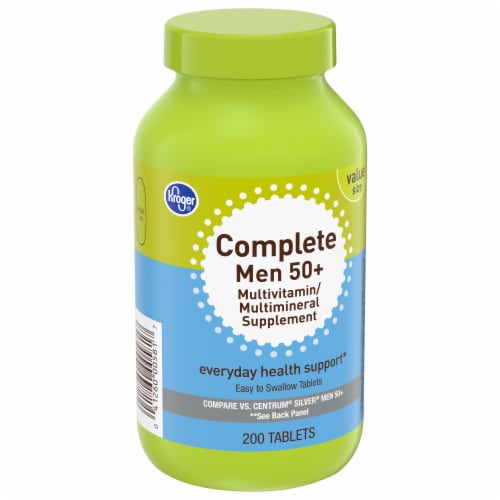 Kroger® Complete Ultimate Men's Multivitamin Perspective: back
