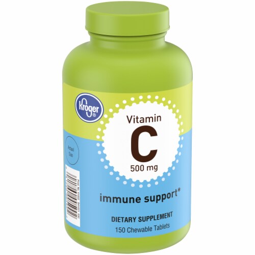 Kroger® Vitamin C Chewable Tablets 500mg Perspective: back