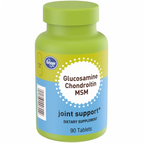 Kroger® Glucosamine Chondroitin MSM Joint Support Supplement Tablets Perspective: back