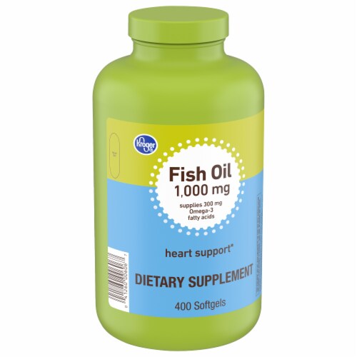 Kroger® Fish Oil Softgels 1000mg Perspective: back