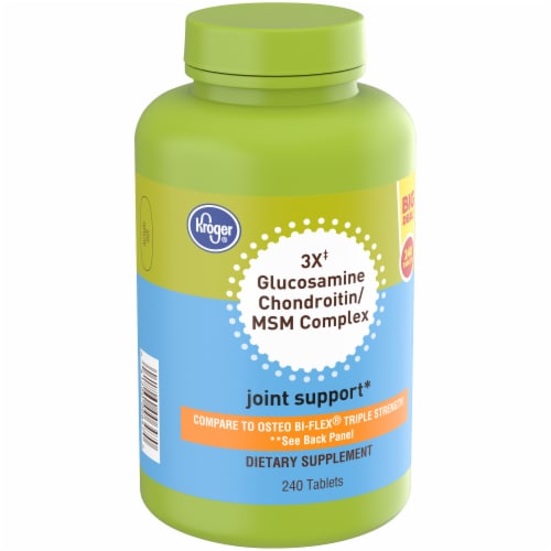 Kroger® 3X Glucosamine Chondroitin BIG Deal! Perspective: back