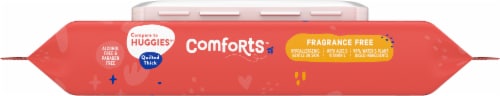 Comforts™ Fragrance-Free Baby Wipes Perspective: back