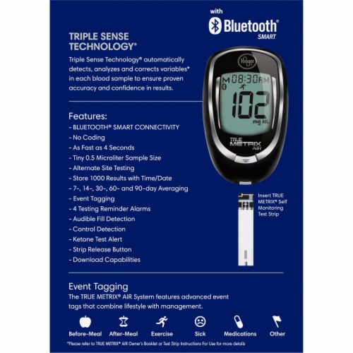 Kroger® True Metrix® Air Self Monitoring Blood Glucose Meter, 1 ct QFC