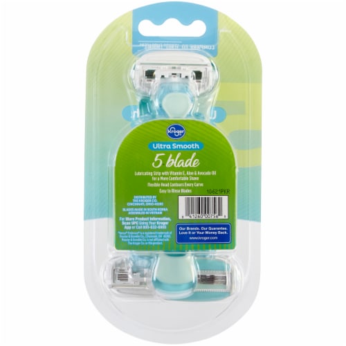Kroger Women's 5-Blade Disposable Razors Perspective: back