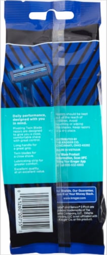 Kroger Men's Twin Blade Plus Disposable Razor Perspective: back