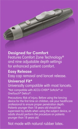 Kroger® Autolet Lancing Device Box Perspective: back