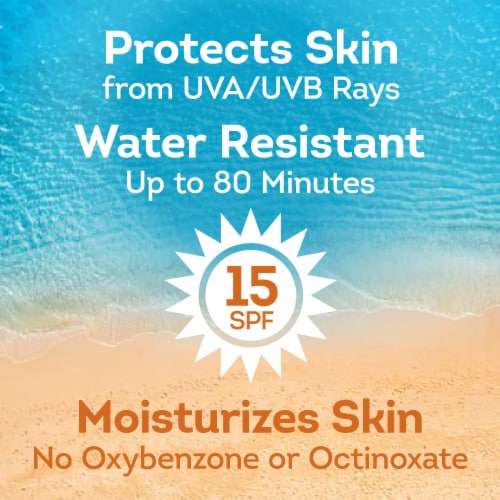 Kroger® Tanning Oil Dry Sunscreen Spray SPF 15 Perspective: back