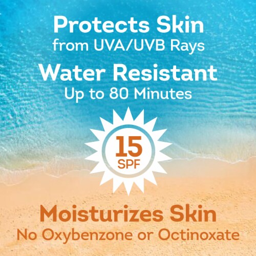 Kroger® Tanning Oil Dry Sunscreen Spray SPF 15 Perspective: back