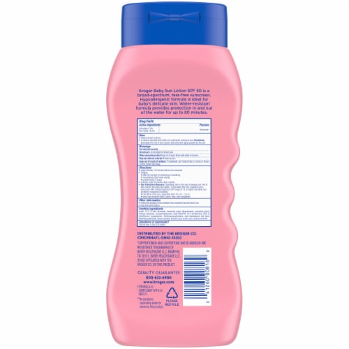 Kroger® Baby Broad Spectrum Sunscreen SPF 50 Perspective: back