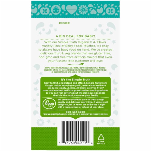 Simple truth baby food sales pouches
