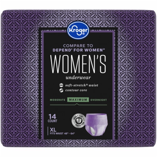 Kroger® Women's XL Maximum Absorbency Underwear Perspective: back