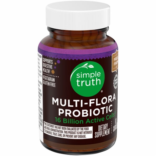 Simple Truth® Multi-Flora Probiotic Capsules Perspective: back
