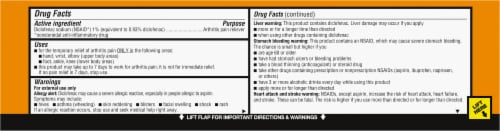 Kroger® Arthritis Pain Reliever Topical Gel Perspective: back