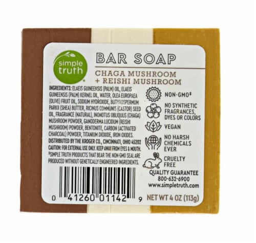 Simple Truth® Beauty Crate Chaga & Reishi Mushroom Bar Soap Perspective: back