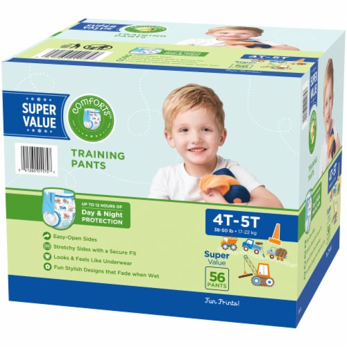 Comforts™ Day or Night Training Pants Boys 4T-5T (37+ lbs) Perspective: back