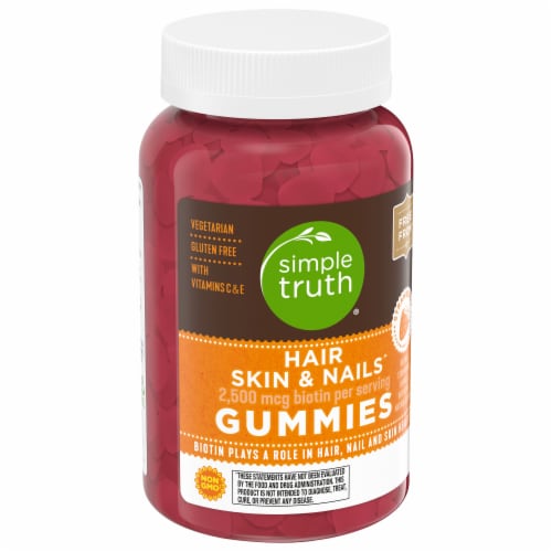 Simple Truth® Hair Skin & Nails Gummies Perspective: back