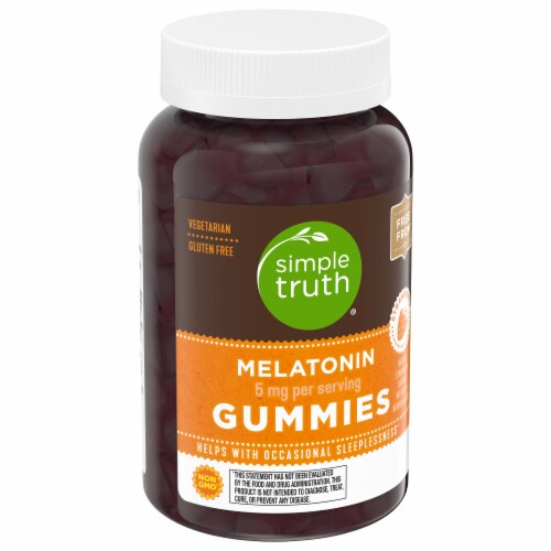 Simple Truth® Melatonin Gummies Strawberry 5mg Perspective: back