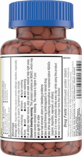 Kroger® Ibuprofen Tablets Perspective: back