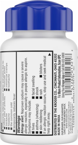 Kroger® Naproxen Sodium Tablets 220mg Perspective: back
