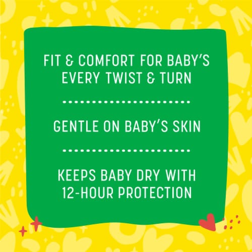 Comforts™ Size 2 Day or Night Baby Diapers Perspective: back
