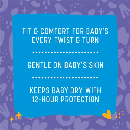 Comforts™ Day or Night Diapers Size 4 (22-37 lbs) Perspective: back