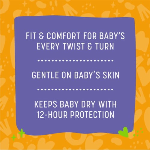 Comforts™ Day or Night Diapers Size 6 (35+ lbs) Perspective: back