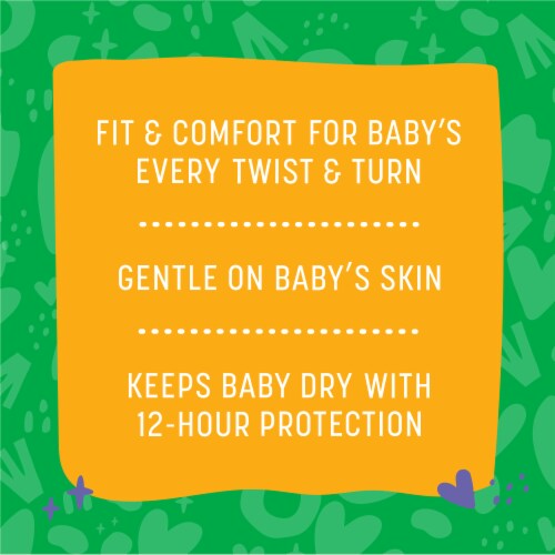 Comforts™ Day or Night Baby Diapers Size 5 (27+ lbs) Perspective: back