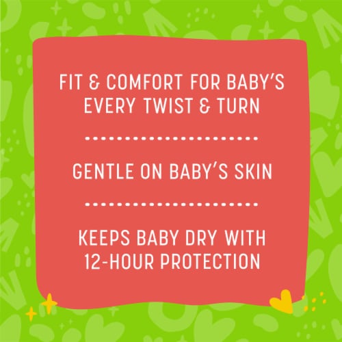 Comforts™ Day or Night Baby Diapers Size 3 (16-28 lbs) Perspective: back