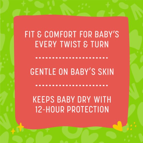 Comforts™ Day or Night Diapers Size 3 (16-28 lbs) Perspective: back