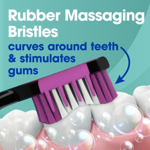 Kroger® Multi-Action Massage Soft Toothbrushes Perspective: back