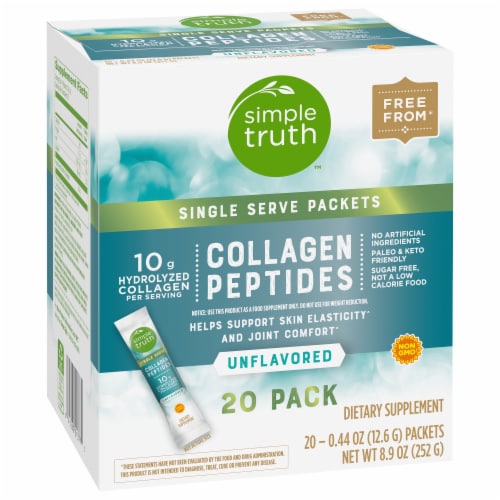 Simple Truth® Collagen Peptides Packets 10g Perspective: back
