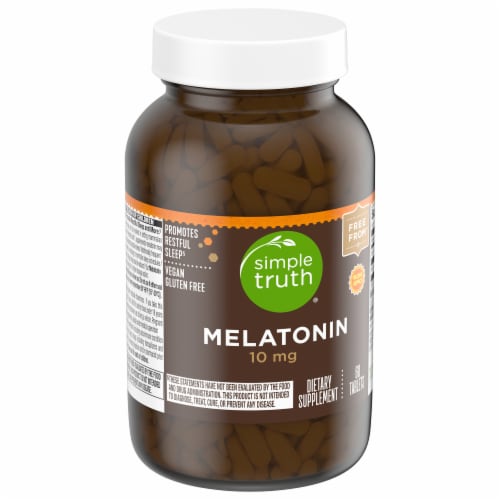 Simple Truth® Melatonin Tablets 10mg Perspective: back