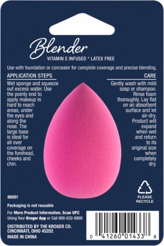 Pretty Savvy™ Teardrop Beauty Blending Sponge Perspective: back