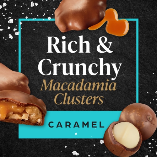 Private Selection® Macadamia and Milk Chocolate Salted Caramel Clusters Candy Bag Perspective: back