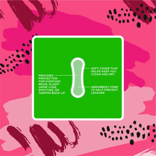 Kroger® Unscented Long Liners Perspective: back