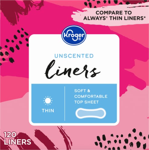 Kroger® Liners Thin Unscented Perspective: back