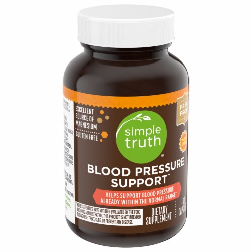 Simple Truth® Blood Pressure Support Capsules Perspective: back