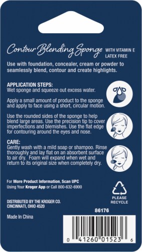 Pretty Savvy Control Blender Makeup Sponge Perspective: back