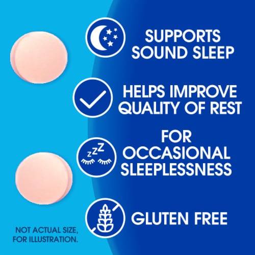 Kroger® Melatonin Fast Dissolve Tablets Berry 12mg Perspective: back