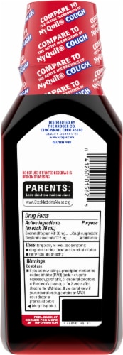 Kroger® NightTime Cherry Cough Suppressant Medicine Perspective: back
