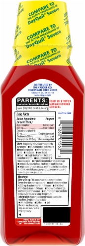 Kroger® DayTime Severe Cold & Flu Acetaminophen Medicine Perspective: back