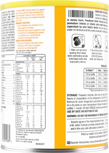 Comforts™ Infant Formula Perspective: back