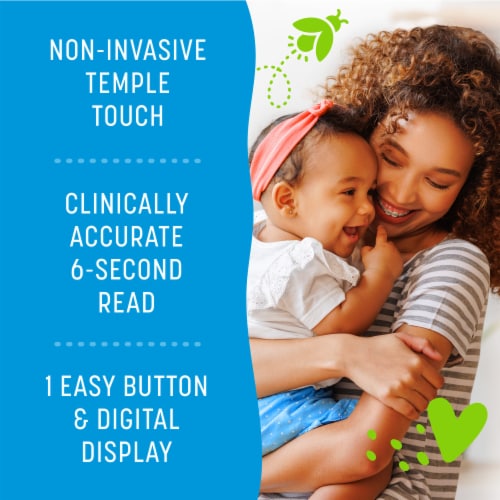 Comforts™ Temple Touch Thermometer Perspective: back