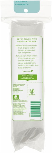 Simple Truth Organic™ Cotton Rounds Perspective: back