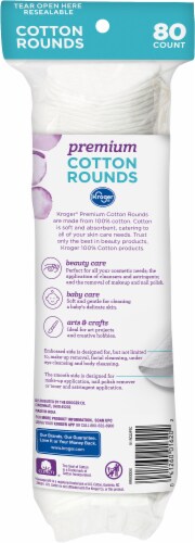 Kroger® Premium Cotton Rounds Perspective: back