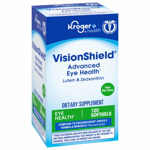 Kroger® VisionShield® Lutein & Zeaxanthin Softgels Perspective: back