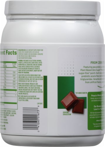 Simple Truth Organic® Plant Based Chocolate Protein Powder Perspective: back